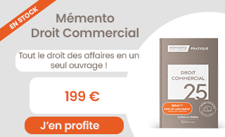 MEMENTO DROIT COMMERCIAL