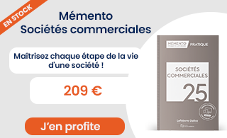 MEMENTO SOCIETES COMMERCIALES