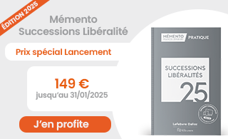 Mémento Successions libéralités