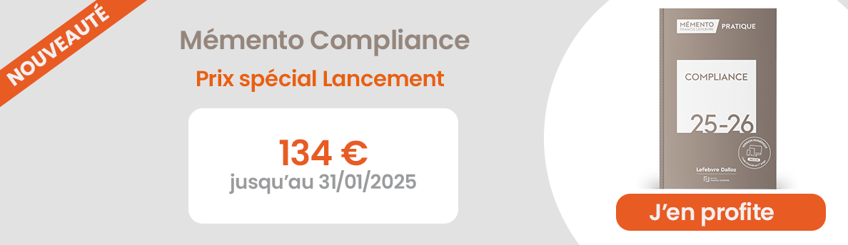 Nouveauté - Mémento Compliance