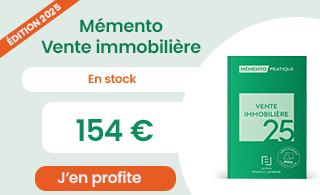Mémento Vente immobiliere