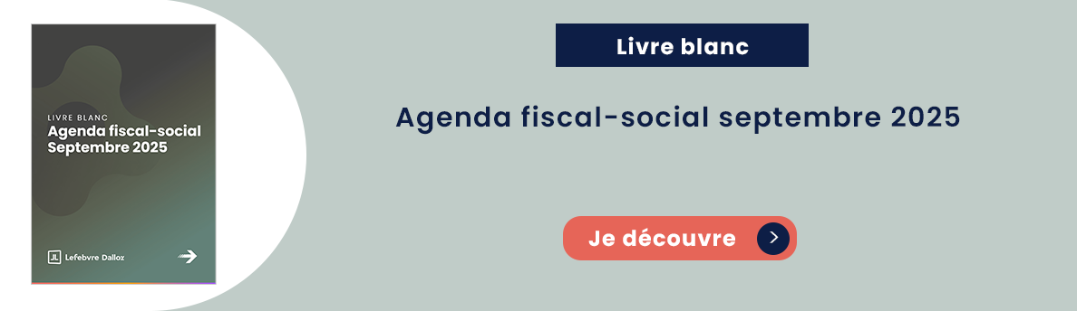 Agenda fiscal-social septembre 2025