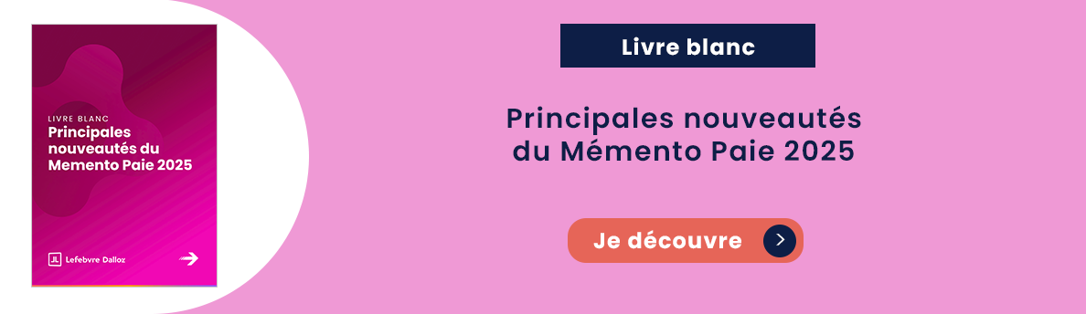 Nouveauté du memento paie